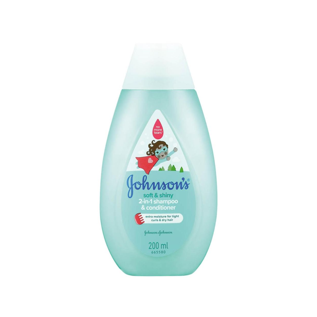 JOHNSONS BABY SHAMPOO AND CONDITIONER 2 IN 1 200ML BISOO