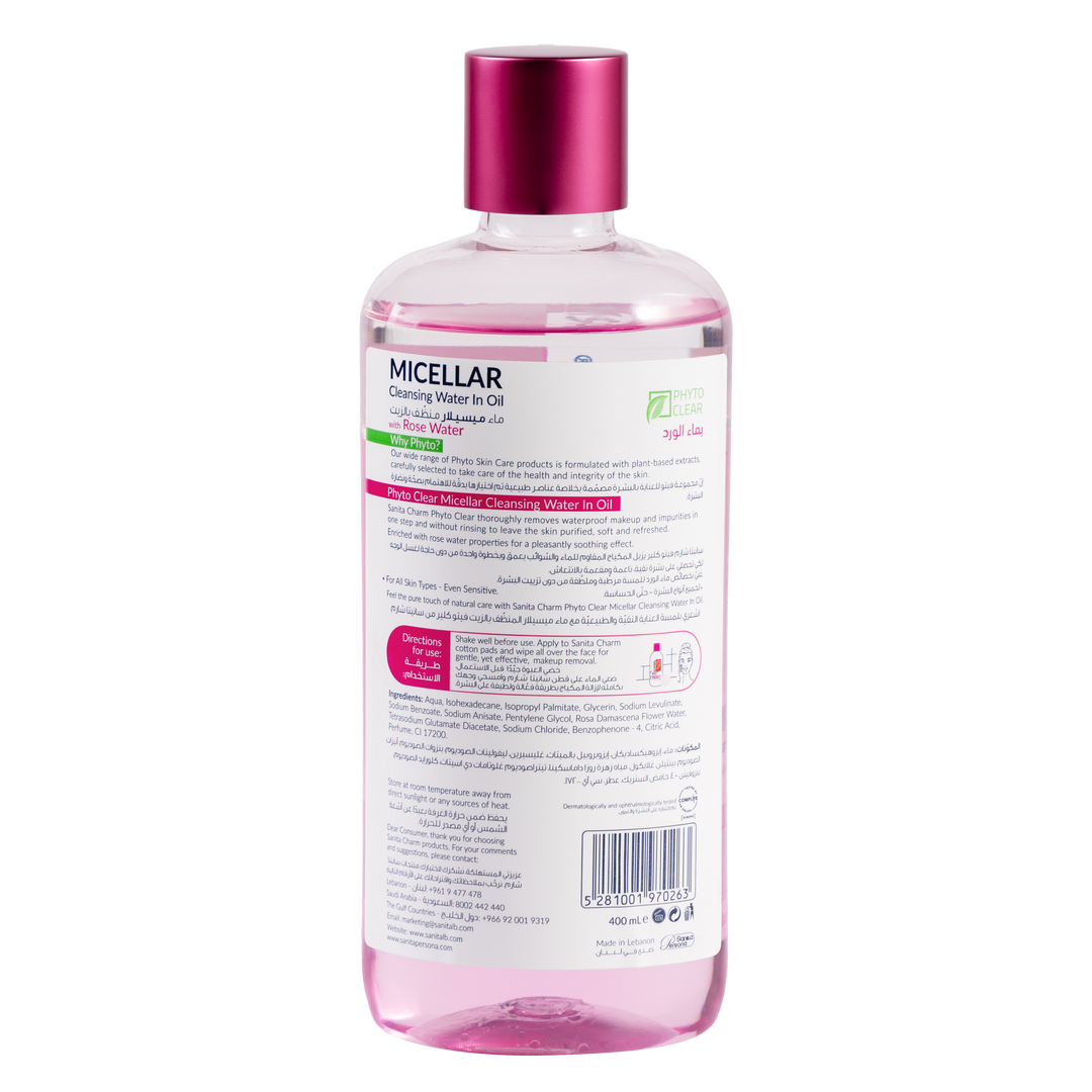 CHARM MICELLAR CLEANSING WATER IN OIL BIPHASIC