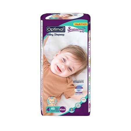 BABY DIAPER MAXI PLUS (9-20KG) 40 PCS 4+ YEARS