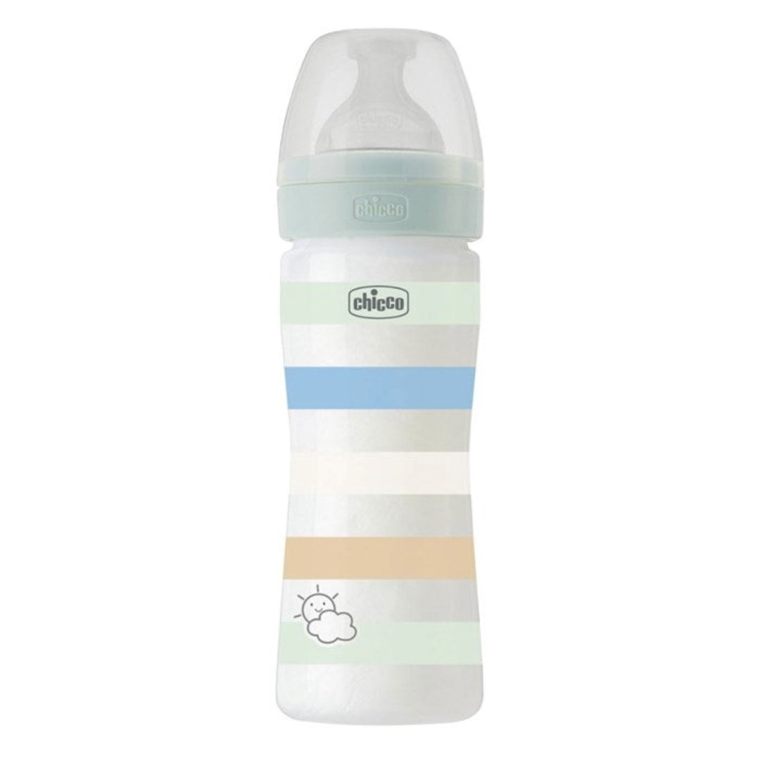 WELL-BEING PLASTIC BOTTLE 250ML MEDIUM FLOW