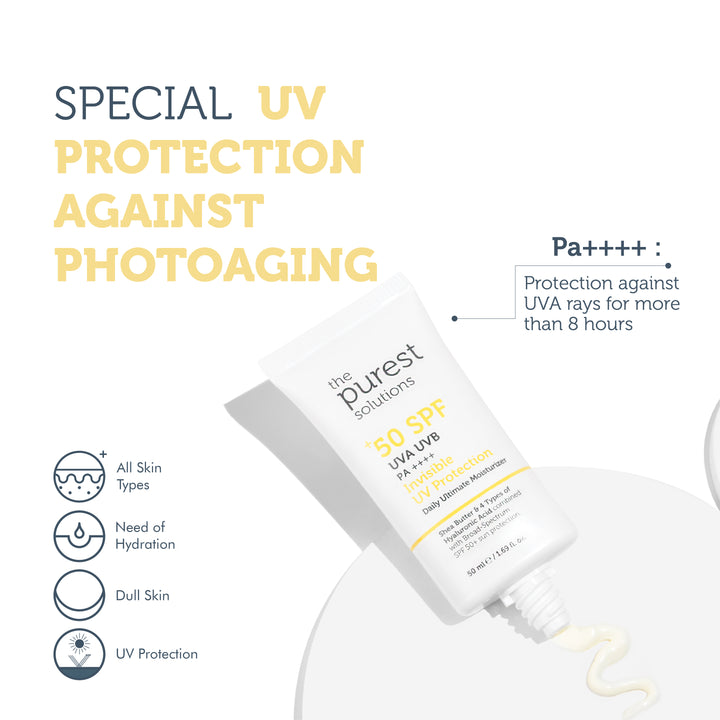 INVISIBLE UV PROTECTION SPF 50+ INTENSIVE MOISTURIZER - 50 ML