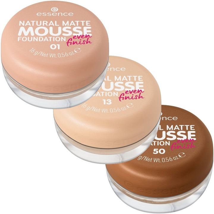 ESSENCE NATURAL MATT MOUSSE FOUNDATION