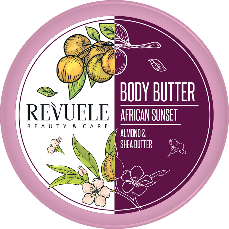 BISOO-REVUELE-BODY BUTTER AFRICAN SUNSET ALMOND & SHEA 2