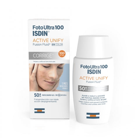 BISOO - ISDIN - Foto Ultra 100 ISDIN Active Unify Fusion Fluid SPF 50+ 50ML