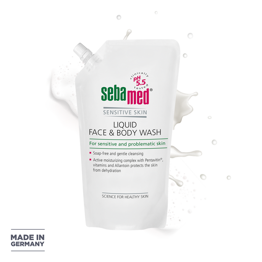 BISOO - SEBAMED - LIQUID FACE & BODY WASH REFILL PACK 1000 ML