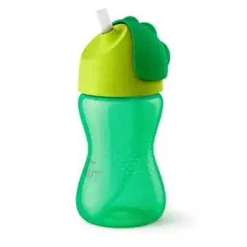 BISOO - AVENT - BENDY STRAW CUP 12M+ 300 ML GREEN LIGHT GREEN