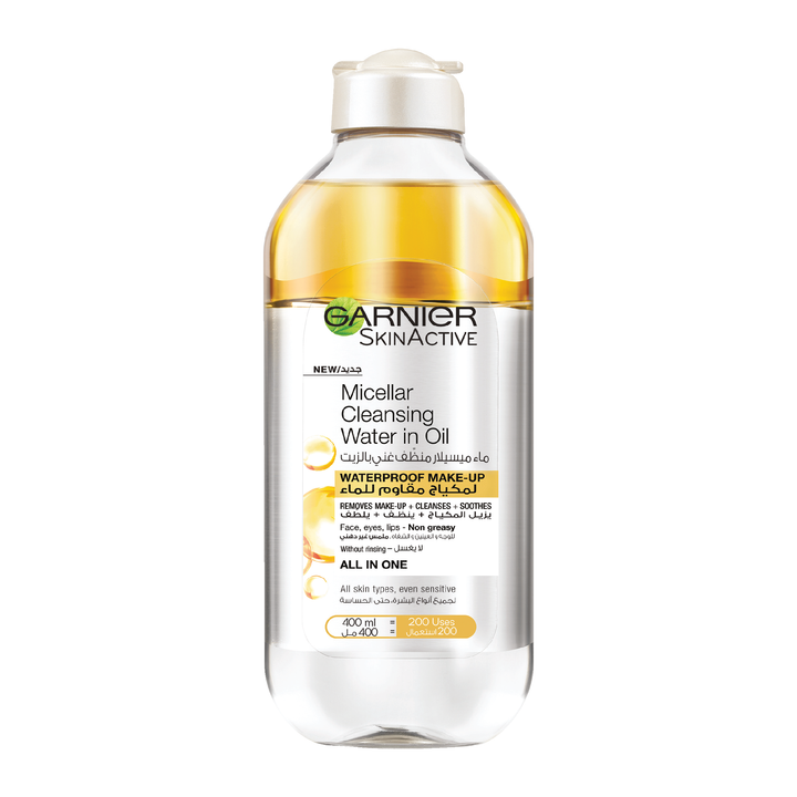 SKIN ACTIVE MICELLAR OIL-INFUSED CLEANSING WATER