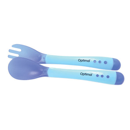 BISOO - OPTIMAL - HEAT SENSING SPOON AND FORK