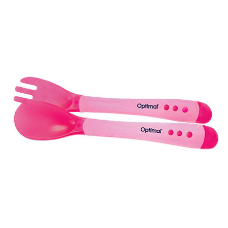 BISOO - OPTIMAL - HEAT SENSING SPOON AND FORK