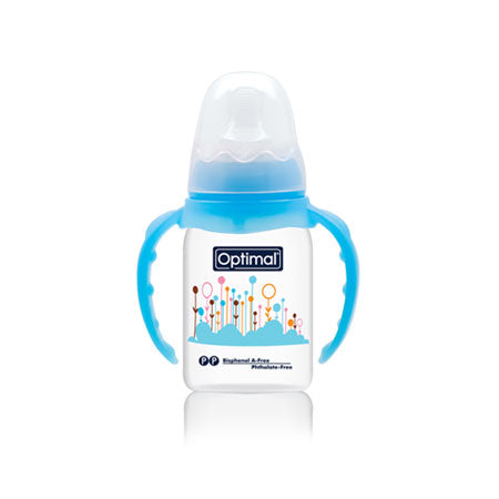 BISOO - OPTIMAL - P.P. ORTHODONTIC FEEDING BOTTLE WITH HANDLE 