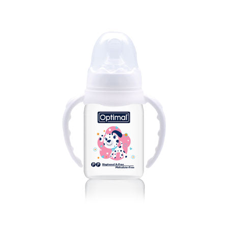 BISOO - OPTIMAL - P.P. ORTHODONTIC FEEDING BOTTLE WITH HANDLE 140ML