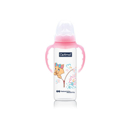 P.P. ORTHODONTIC FEEDING BOTTLE WITH HANDLE