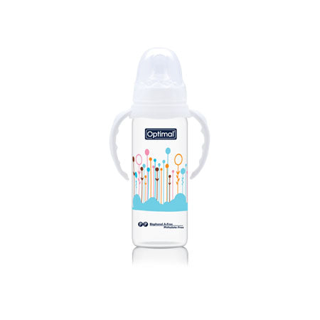 P.P. ORTHODONTIC FEEDING BOTTLE WITH HANDLE