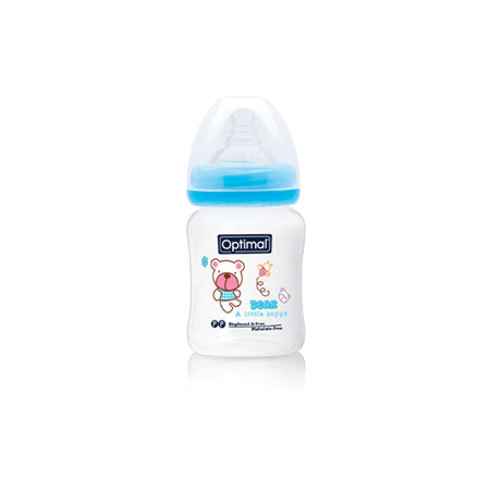 BISOO - OPTIMAL - P.P. WIDE NECK FEEDING BOTTLE 6+ 180ML