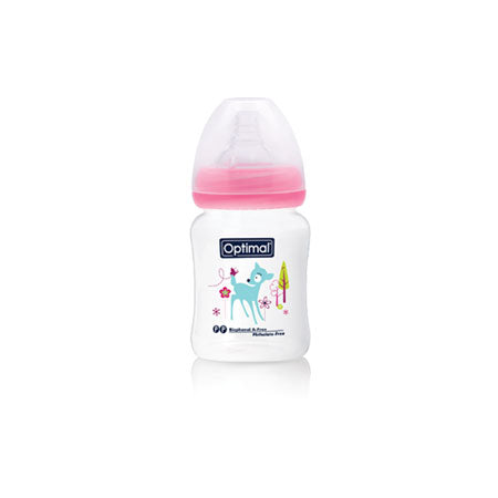 BISOO - OPTIMAL - P.P. WIDE NECK FEEDING BOTTLE 6+ 180ML