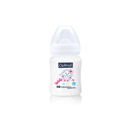 BISOO - OPTIMAL - P.P. WIDE NECK FEEDING BOTTLE 6+ 180ML