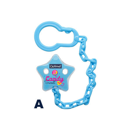 BISOO - OPTIMAL - PACIFIER HOLDER WITH PLASTIC CLIP