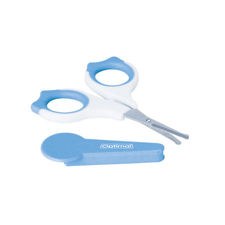 BISOO - OPTIMAL - SAFE SCISSORS ROUNDED END WITH PLASTIC COVER