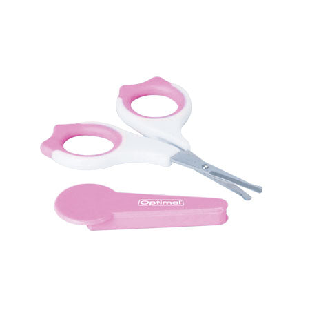 BISOO - OPTIMAL - SAFE SCISSORS ROUNDED END WITH PLASTIC COVER