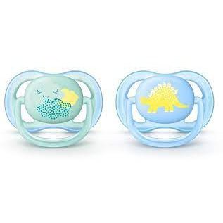 BISOO - AVENT - 2 ULTRA AIR SOOTHERS 0 6M DESIGN BLUE