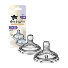BISOO - TOMMEE TIPPEE - CLOSER TO NATURE ADVANCED ANTICOLIC VARI FLOW TEAT 2X 0M+