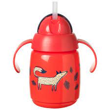 BISOO - TOMMEE TIPPEE - TRAINER STRAW CUP 300ML RED