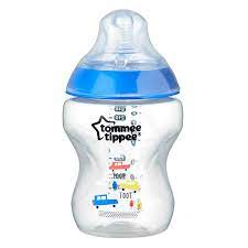 BISOO - TOMMEE TIPPEE - CLOSER TO NATURE DECORATIVE FEEDING BOTTLE BPA FREE 260ML BLUE