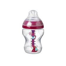 BISOO - TOMMEE TIPPEE - CLOSER TO NATURE ADVANCED ANTI-COLIC BABY BOTTLE 260ML REDISH PINK