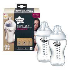 BISOO - TOMMEE TIPPEE - CLOSER TO NATURE ANTI-COLIC VALVE BOTTLE 3M+ 2X 340ML
