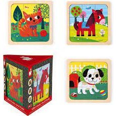 BISOO - JANOD - SET OF 3 PUZZLES TORNADO TITUS FELI