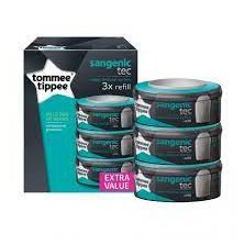 BISOO - TOMMEE TIPPEE - UNIVERSAL TRIPPLE PACK OF CASSETTE ROW