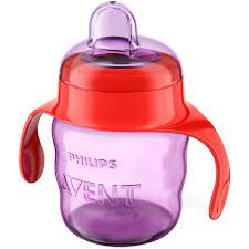 BISOO - AVENT - EASY SIP CUP 6M+ RED AND PURPLE 200 ML