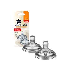 BISOO - TOMMEE TIPPEE - CLOSER TO NATURE THICK-FEED TEAT 2X 6M+