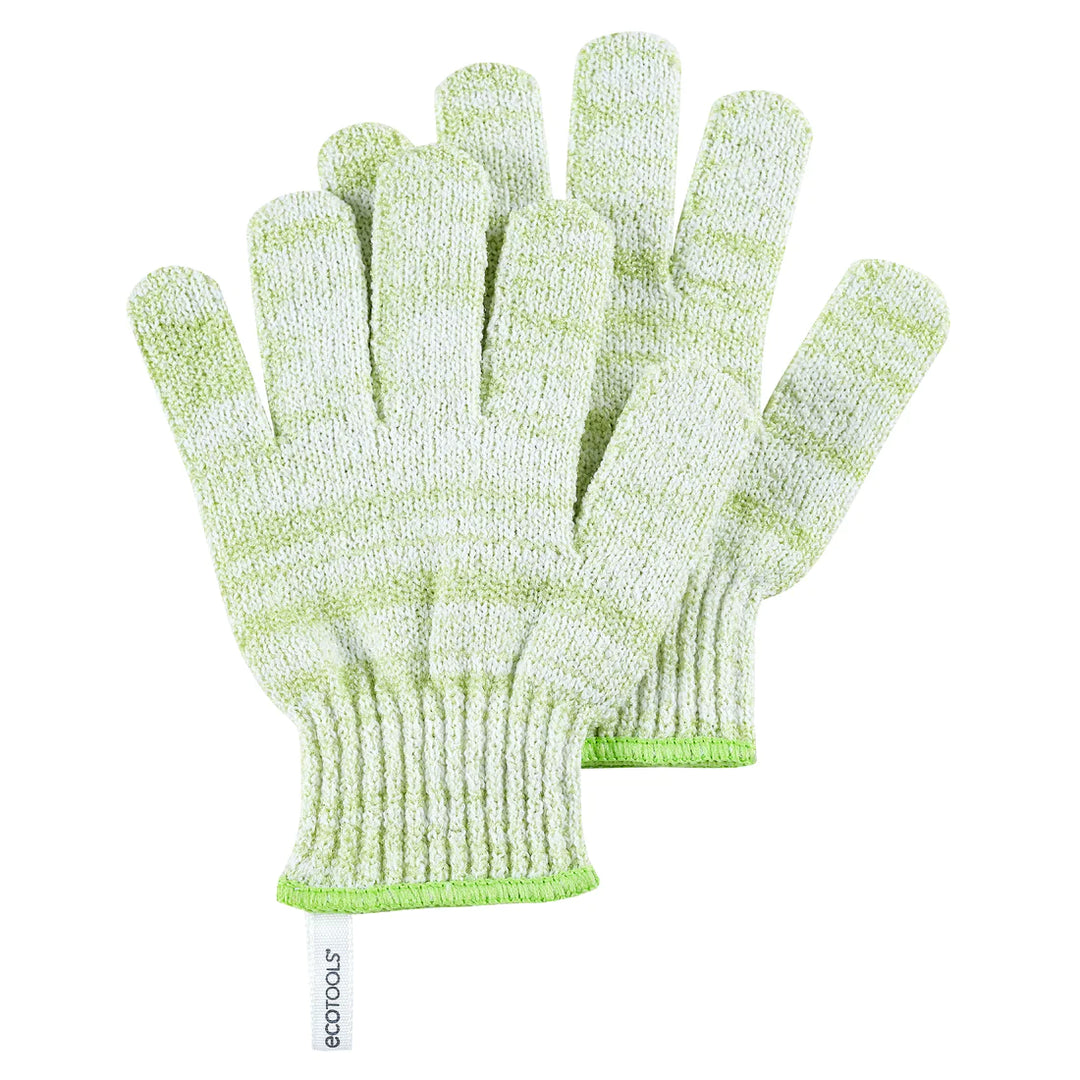 BISOO - ECO TOOLS - BATH EXFOLIATING GLOVE GREEN